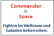 Online Spiele Berlin VII. Bezirk - Sci-Fi - Commander in Space